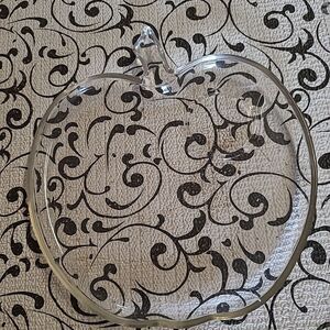 -Glass Pumpkin Snack Plate #3